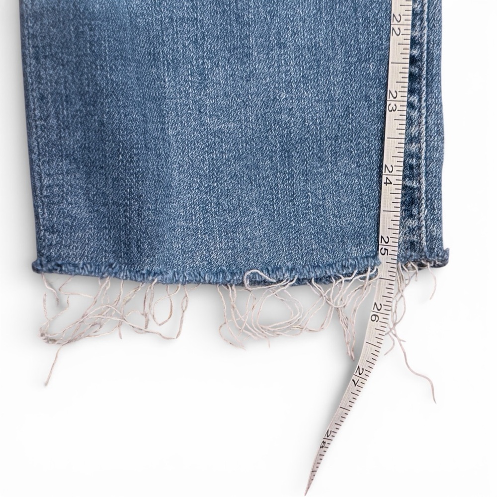 Citizens of Humanity Isola Crop Straight Leg Jeans Raw Hem - 24 - Picture 11 of 13